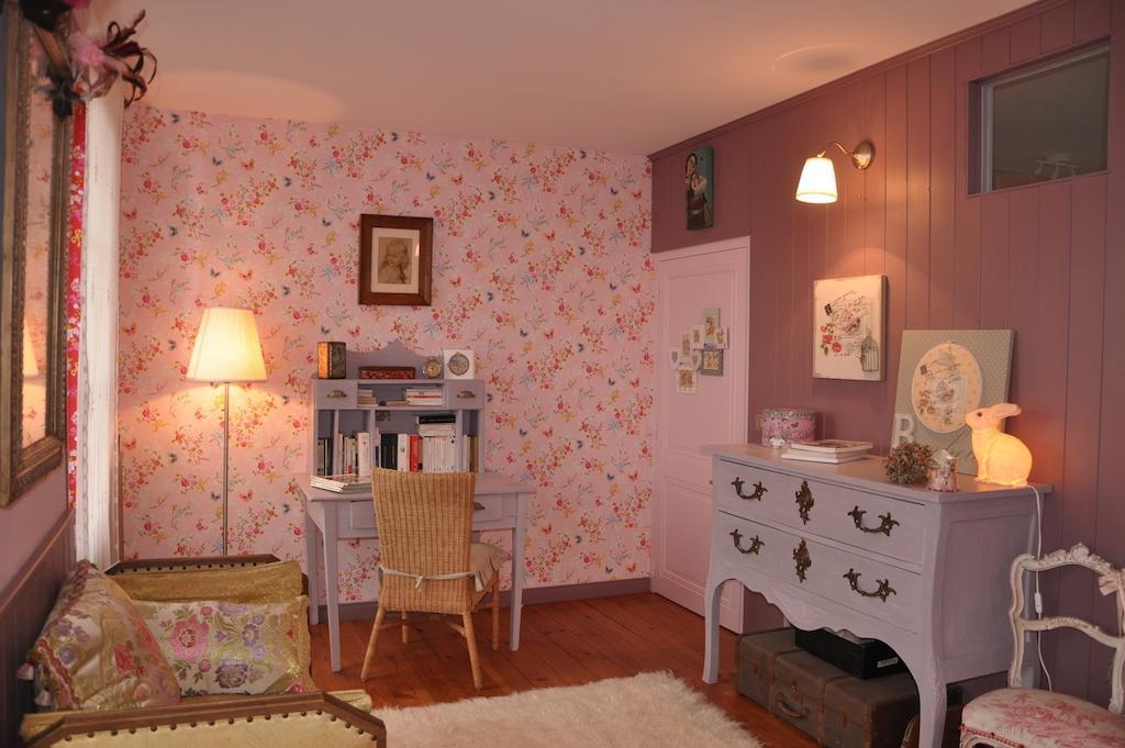 לינה וארוחת בוקר Brossac La Maison De Rose חדר תמונה